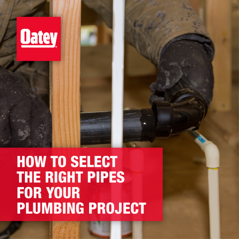How to Select the Right Pipes for Your Plumbing Project