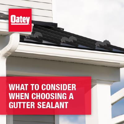 How to Choose a Gutter Sealant